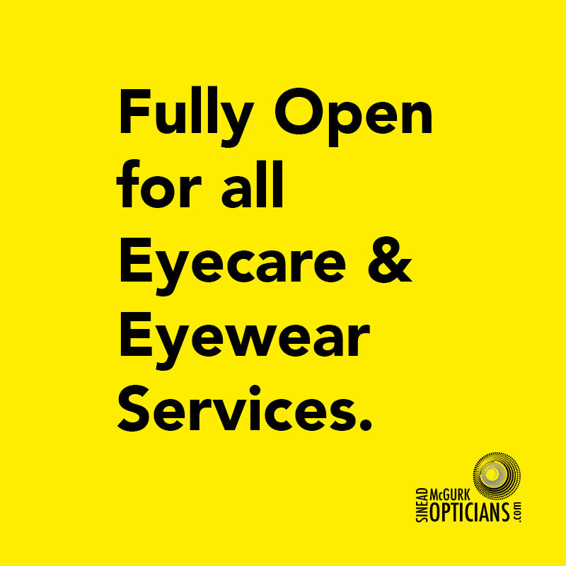 We are still open and available for all EyeCare and Eyewear Services